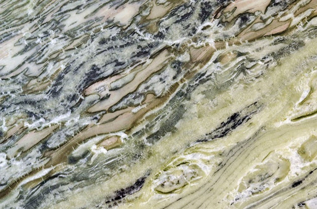 Art Deco Couchtisch Gold Metall / Marmor 130 x 70 cm- Jugendstil Tisch - Möbel Wohnzimmer