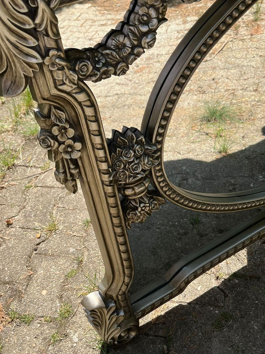 Barock Spiegel Silber 131 cm - Prunkvolle Barockstil Möbel