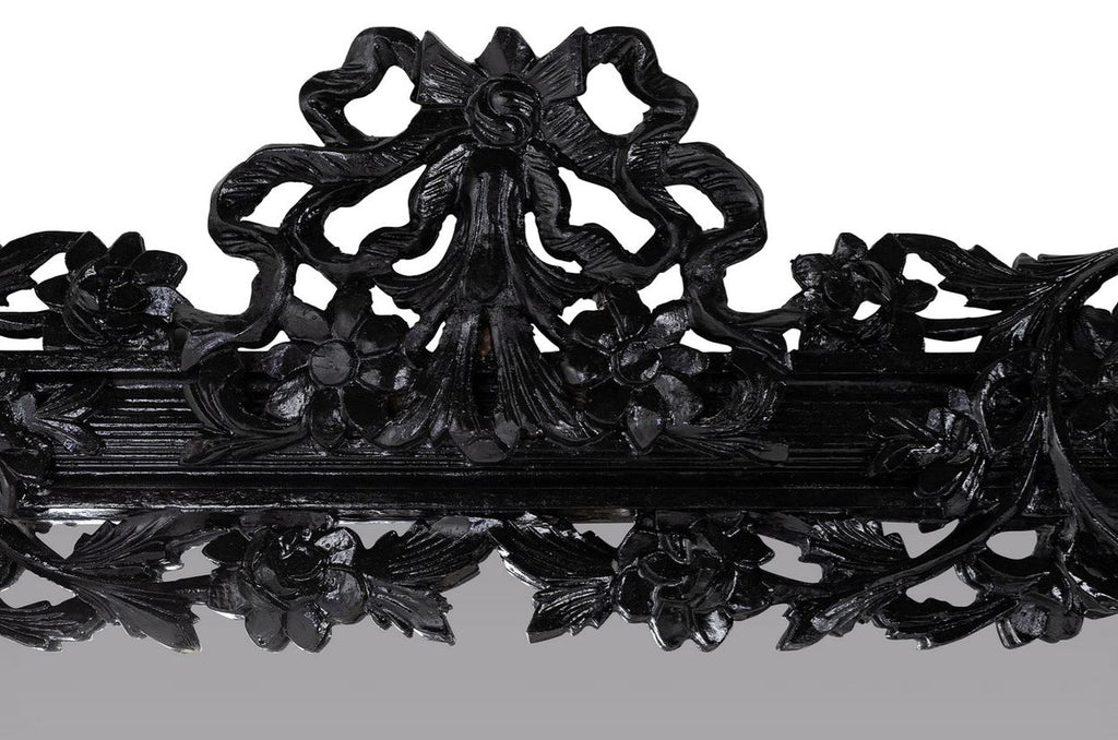 Barock Spiegel / Wandspiegel Schwarz 122 x H. 224 cm - Barockstil Möbel