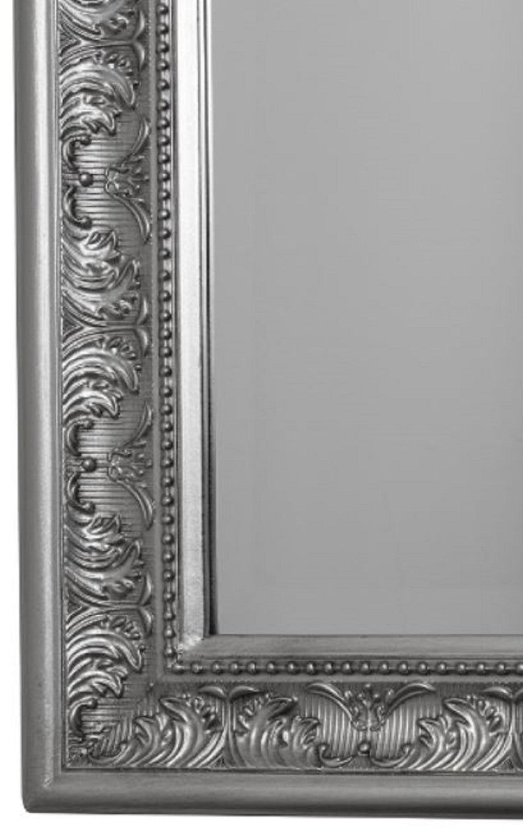 Barock Spiegel / Wandspiegel Silber 62 x H. 82 cm - Möbel im Barockstil