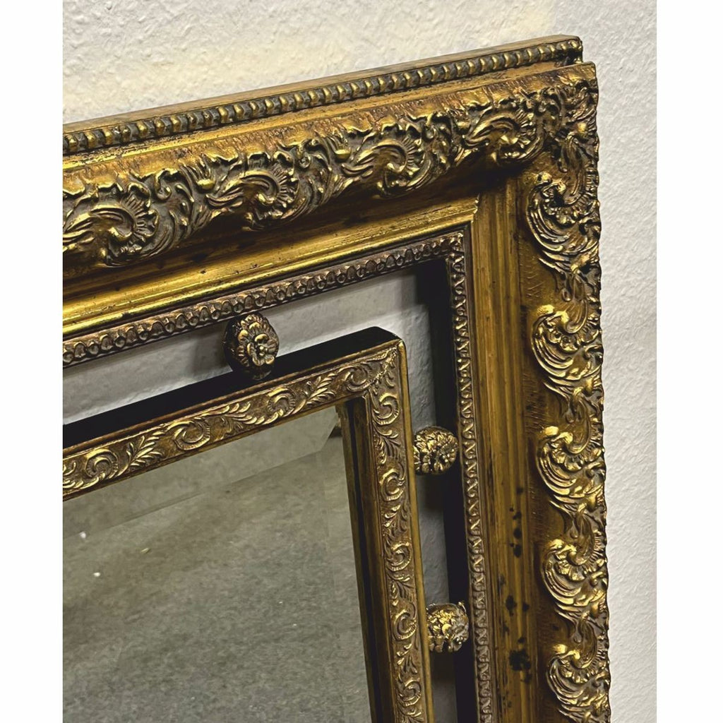 Barock Spiegel Antik Gold H. 97 cm - Barockstil Möbel