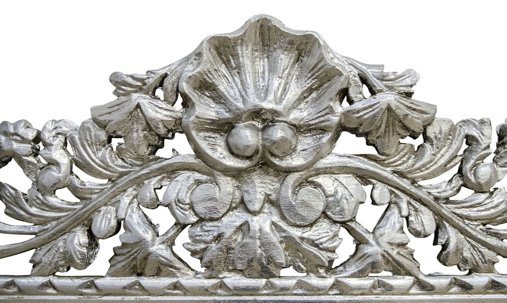 Barock Spiegel Silber 110 x H. 193 cm - Antik Stil Wandspiegel