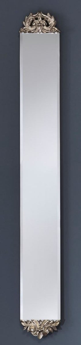 Barock Spiegel Silber 15 x H. 124 cm - Barockstil Möbel & Accessoires