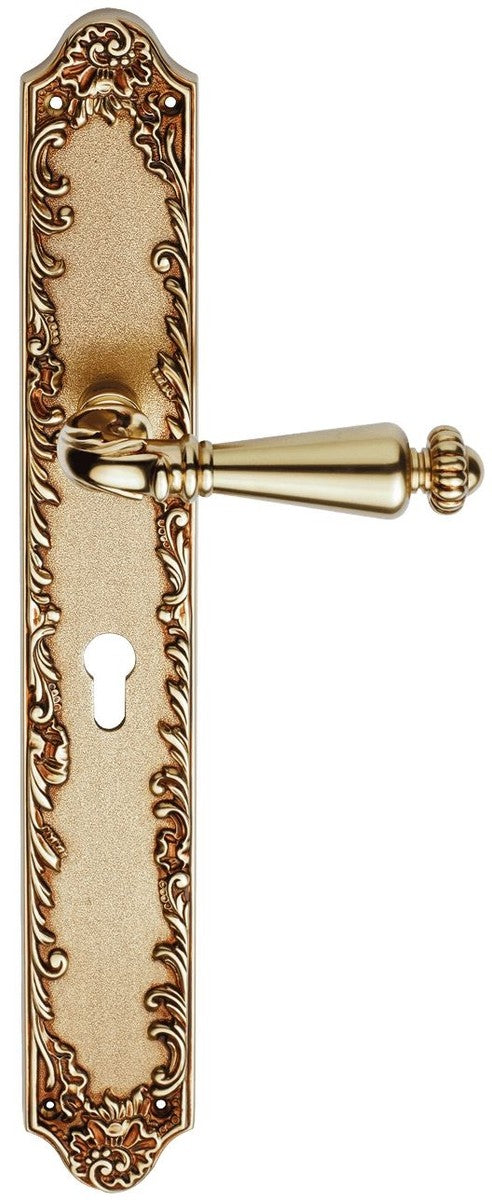 Barock Türgriff Set Französisches Gold 15,1 x H. 40,6 cm - Barock Kollektion
