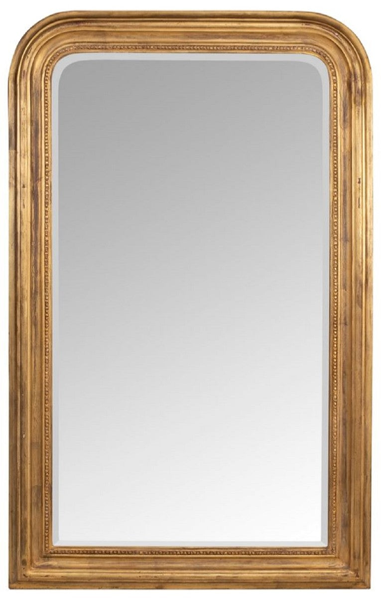 Barock Spiegel Antik Gold 100 x 5 x H. 161 cm - Eleganter Wandspiegel im Barockstil - Antik Stil Garderoben Spiegel - Wohnzimmer Spiegel - Barock Möbel