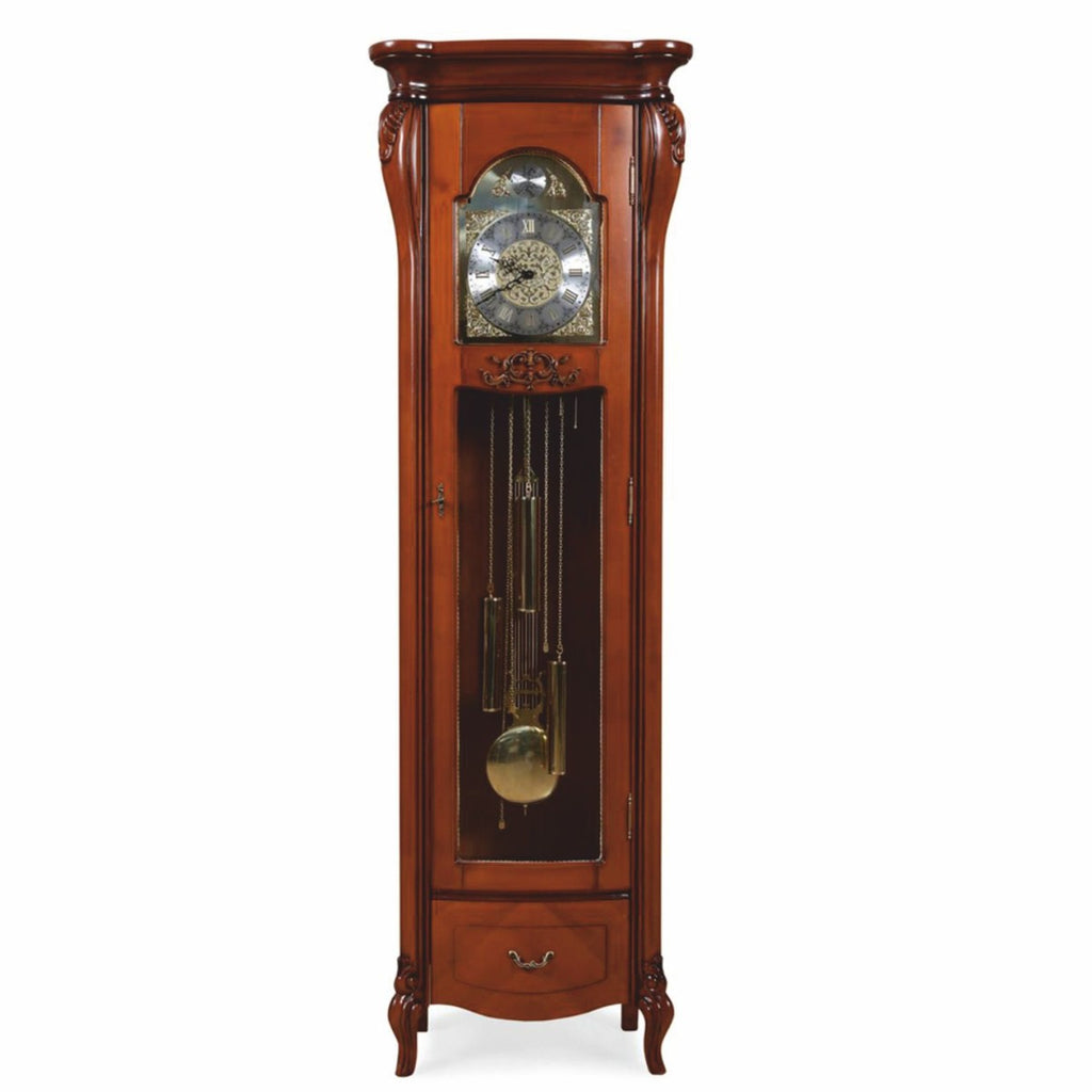 Luxus Barock Standuhr / Pendeluhr Braun H. 206 cm - Barock Möbel