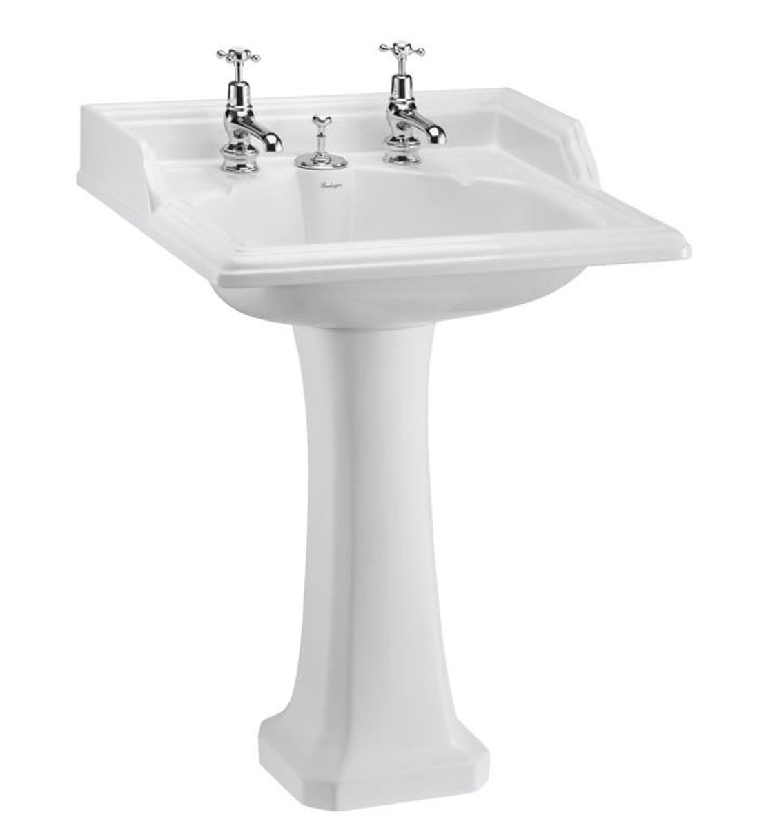 Art Deco Waschbecken mit 2 Hahnlöchern - Hotel Restaurant Möbel